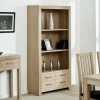 Zone Safara Solid Wood 4 Drawer 2 Shelf Bookcase