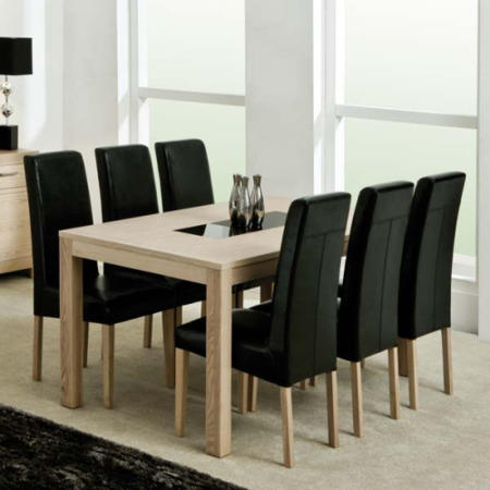 Zone Safara Solid Wood Large Rectangular Dining Table