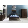 Bentley Designs Domino Walnut 6 Piece Bedroom Furniture Set - with double bed