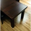 GRADE A2 - Bentley Designs Akita 4-6 Seater Extending Dining Table In Walnut 