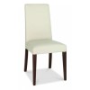 Bentley Designs Akita Walnut Extending Dining Set with 6 Ivory Chairs