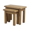 Furniture Link Danube Solid Oak Nest of Tables