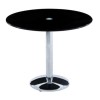Furniture Link Orbit Black Glass Dining Table