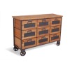 Signature North Industrial 9 Drawer Apothecary Chest