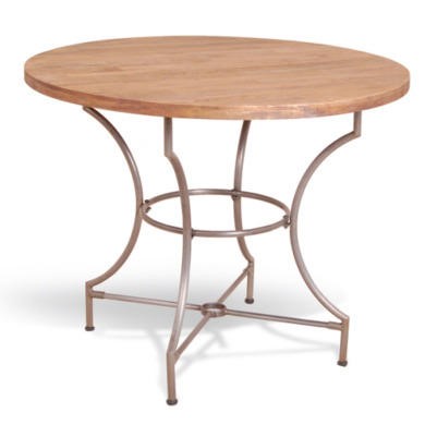 Bluebone Industrial Round Dining Table