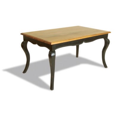 French Painted Dining Table - antique black