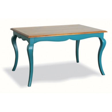 Bluebone French Painted Dining Table - teal