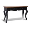 Signature North French Chic Large 2 Drawer Console Table - antique black