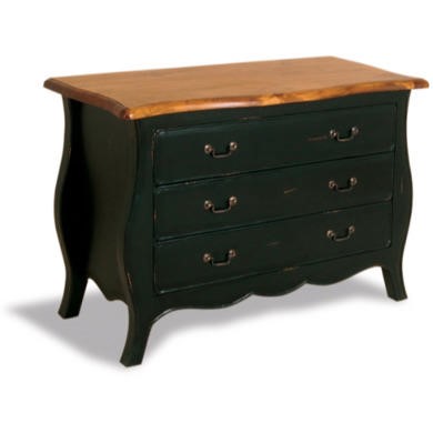 Bluebone French Painted Monique Wide 3 Drawer Chest in