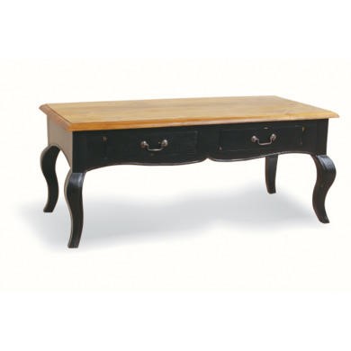 Bluebone French Painted 2 Drawer Coffee Table - antique