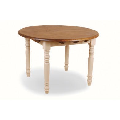 Bluebone French Painted Round Dining Table - cream