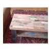 Signature North Reclaimed Rectangular Coffee Table with Shelf