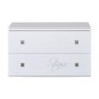 Sciae Strass High Gloss Chest of Drawers with Rhinestones