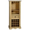 Seconique Drinks Cabinet in Original Corona Pine with Wine Rack &amp; Storage