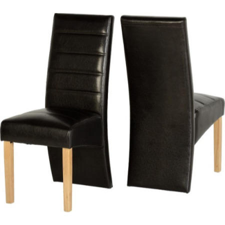 GRADE A1 - Seconique Pair of G5 Dining Chairs in  Brown