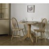 Origin Red Lingfield Drop Leaf Round Dining Set in Natural
