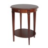 Origin Red Winchester Oval Side Table in Mahogany