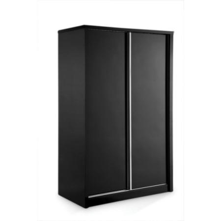 LPD Novello 2 Door Sliding Wardrobe in Black