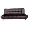 LPD Vogue Leather Sofa Bed in Brown