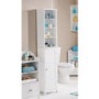 Mountrose Colonial Tall Bathroom Cabinet in White