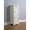 Mountrose Colonial 3 Drawer Bathroom Chest in White