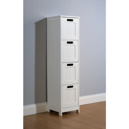 Mountrose Colonial 4 Drawer Bathroom Chest in White