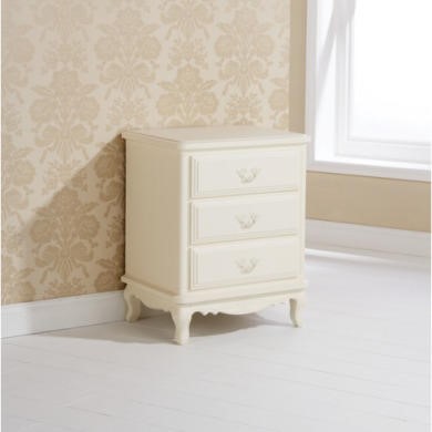 Provencal 3 Drawer Chest in Ivory