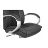 Teknik Office Shiatsu Massage Executive Leather Chair in Black
