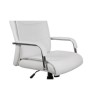 White Leather Executive Office Chair - Teknik Office