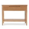 Campbell Solid Oak Console Table