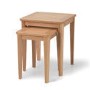 GRADE A2 - Campbell Solid Oak Nest of Tables