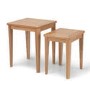 GRADE A2 - Campbell Solid Oak Nest of Tables