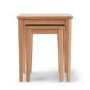 Campbell Solid Oak Nest of Tables