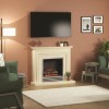 Be Modern Carina Eco Electric Suite Fireplace in a Cream Finish