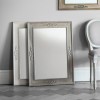 Gallery Ellesmere Rectangle Wall Hanging Mirror in Rustic White 