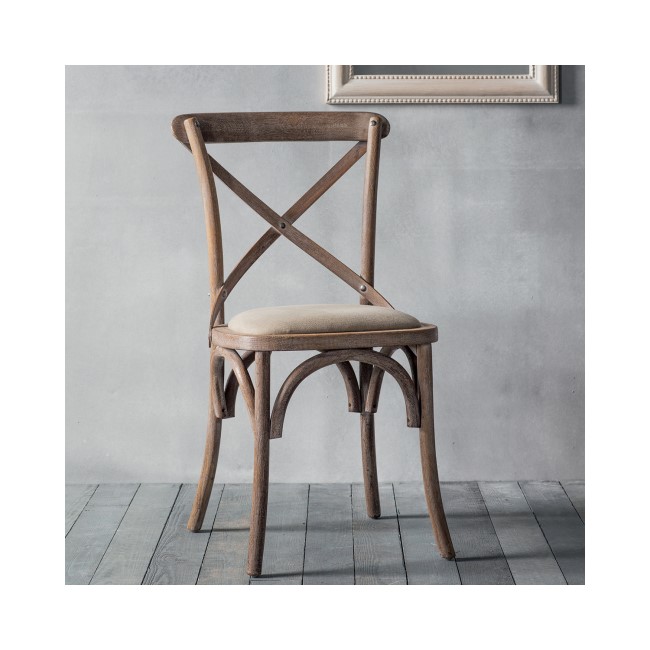 Pair of Natural Café Chairs