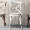 Pair of Caf&#233; Chairs in White 