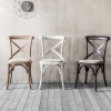 Pair of Caf&#233; Chairs in White 