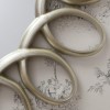 Auckley Silver Loop Design Wall Mirror
