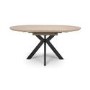 Large Oak Round Extendable Dining Table - Seats 4-6 - Liberty