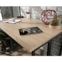 GRADE A1 - Extendable Oak Effect Bar Table - Seats 4 - Teknik Office
