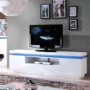 Evoque Colour Effects White High Gloss TV Unit