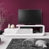Evoque White High Gloss TV Unit Stand with Storage Drawers