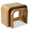 Signature North Retro Solid Wood Nest of Tables