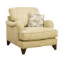 Gatsby Fabric Armchair in Lemon Yellow
