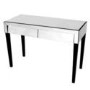 Venice Angled 2 Drawer Mirrored Console Table