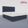 Airsprung Super King 2 Drawer Divan Bed with Comfort Mattress - Midnight Blue