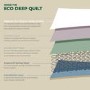 Double Open Coil Spring Rolled Recycled Fibre Mattress - Eco - Airsprung