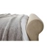 Grosvenor Upholstered Beige Scroll Double Bed