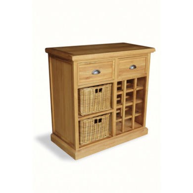 Oceans Apart Savoy Oak 2 Drawer Chest with 2